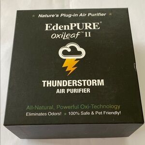 EdenPURE OxiLeaf II Thunderstorm Air Purifier NWOT in Original Box